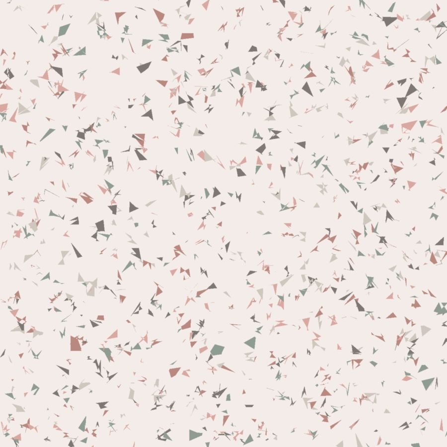 Speckle Terrazzo Blush — 600×600 polished multicolour tile at TILEWORLD