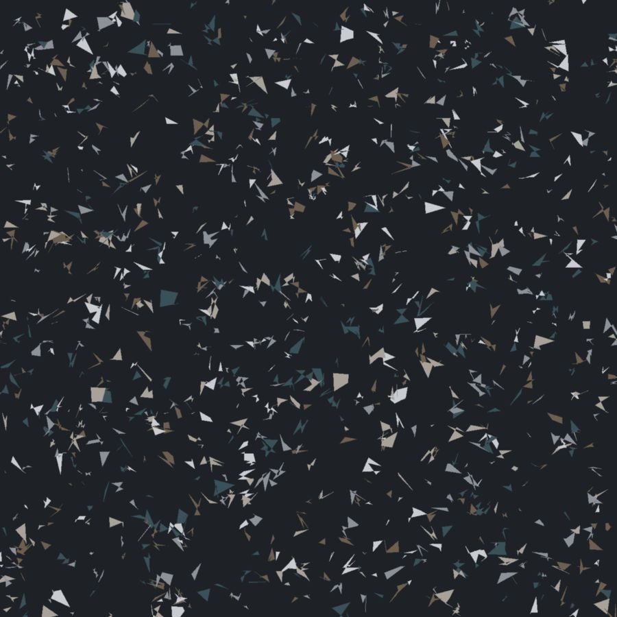 Terrazzo Noir — 600×1200 ultra polish black tile at TILEWORLD