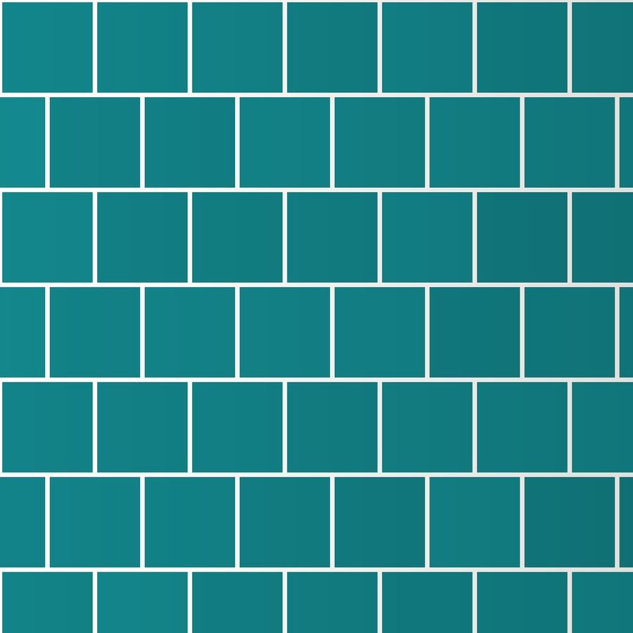 Teal Zellige Wall — 100×100 high gloss blue tile at TILEWORLD