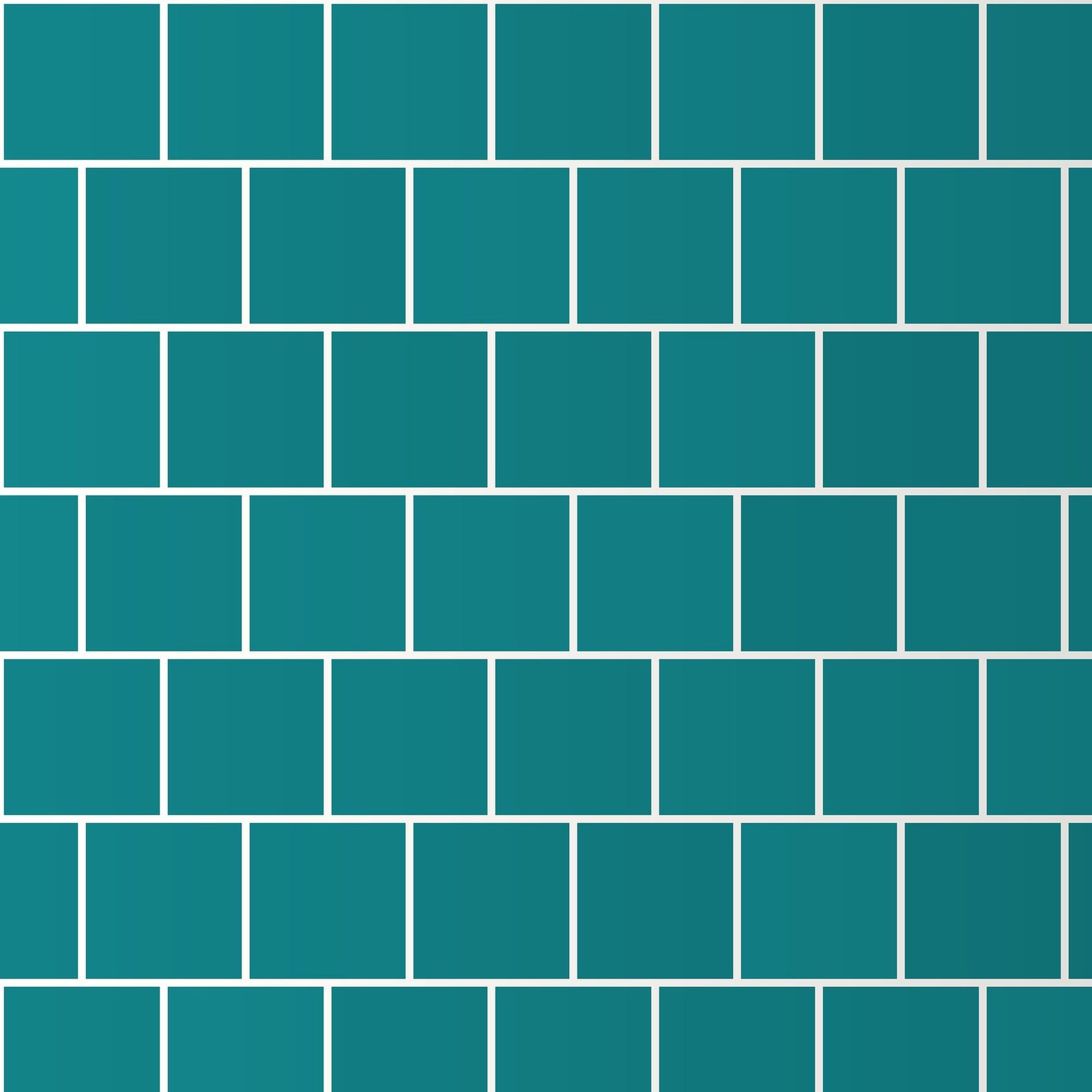 Teal Zellige Wall — 100×100 high gloss blue tile at TILEWORLD