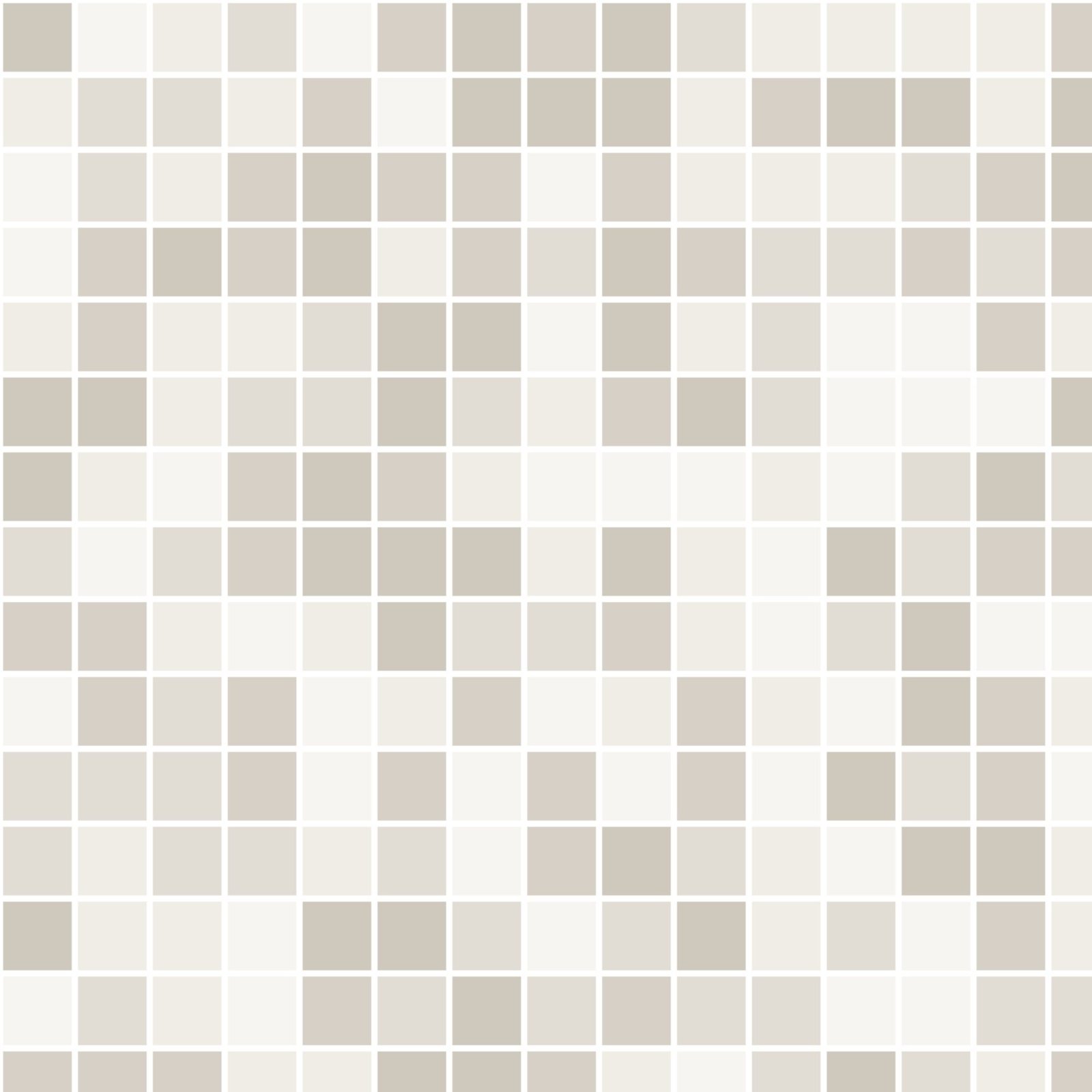 Pebble Mosaic White — 300×300 matt white tile at TILEWORLD