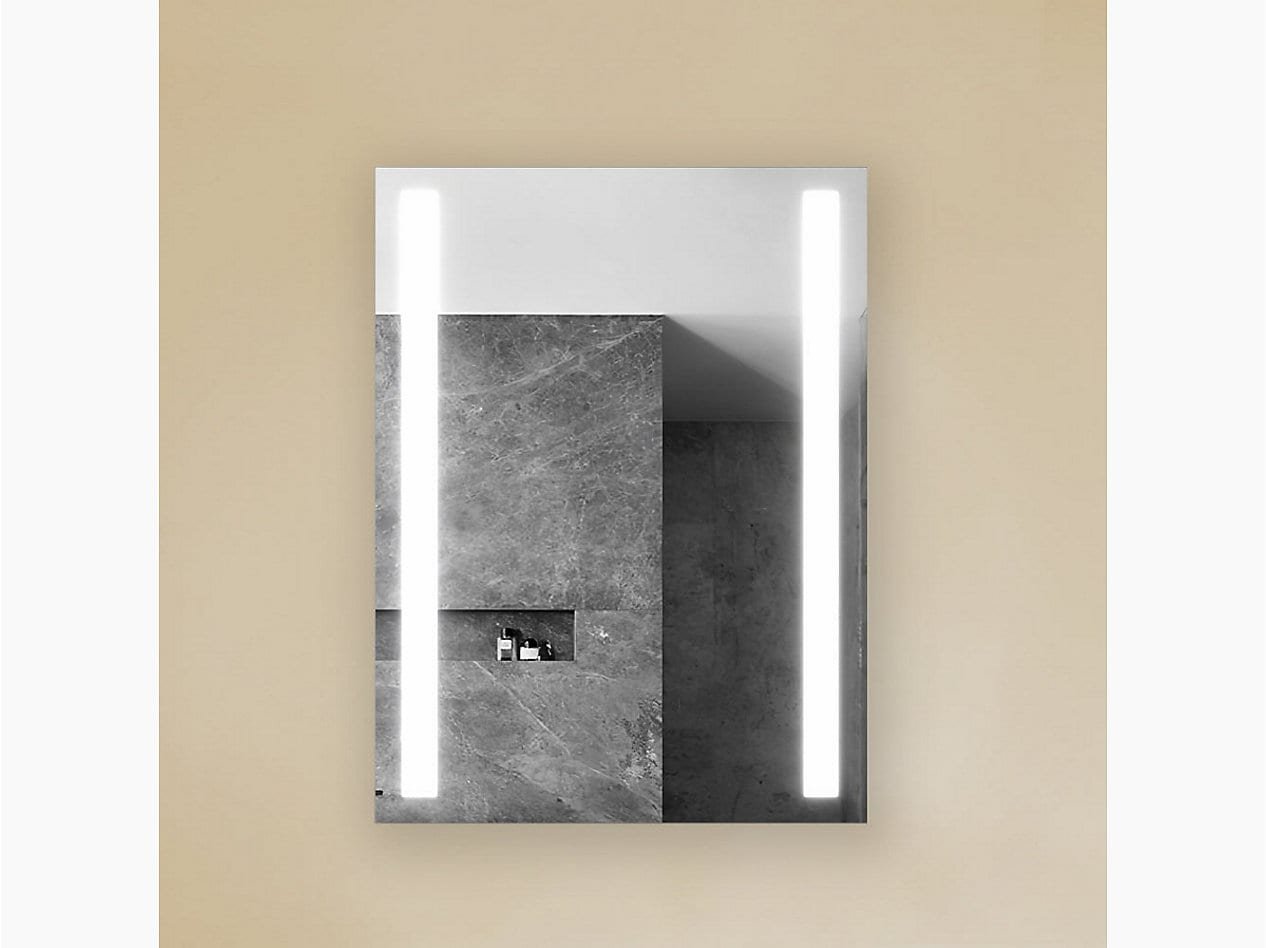 Vitality Rectangular Lighted Mirror 76.2 × 101.6 cm — TILEWORLD Bengaluru